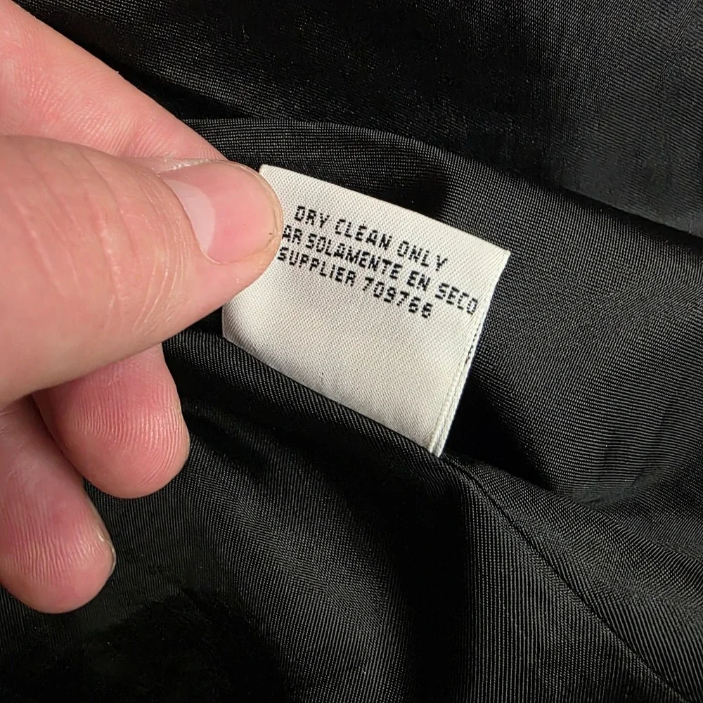 Arizona Jean Co‎ Womens Charcoal Gray 100% Wool Hooded Pea Coat Jacket Medium